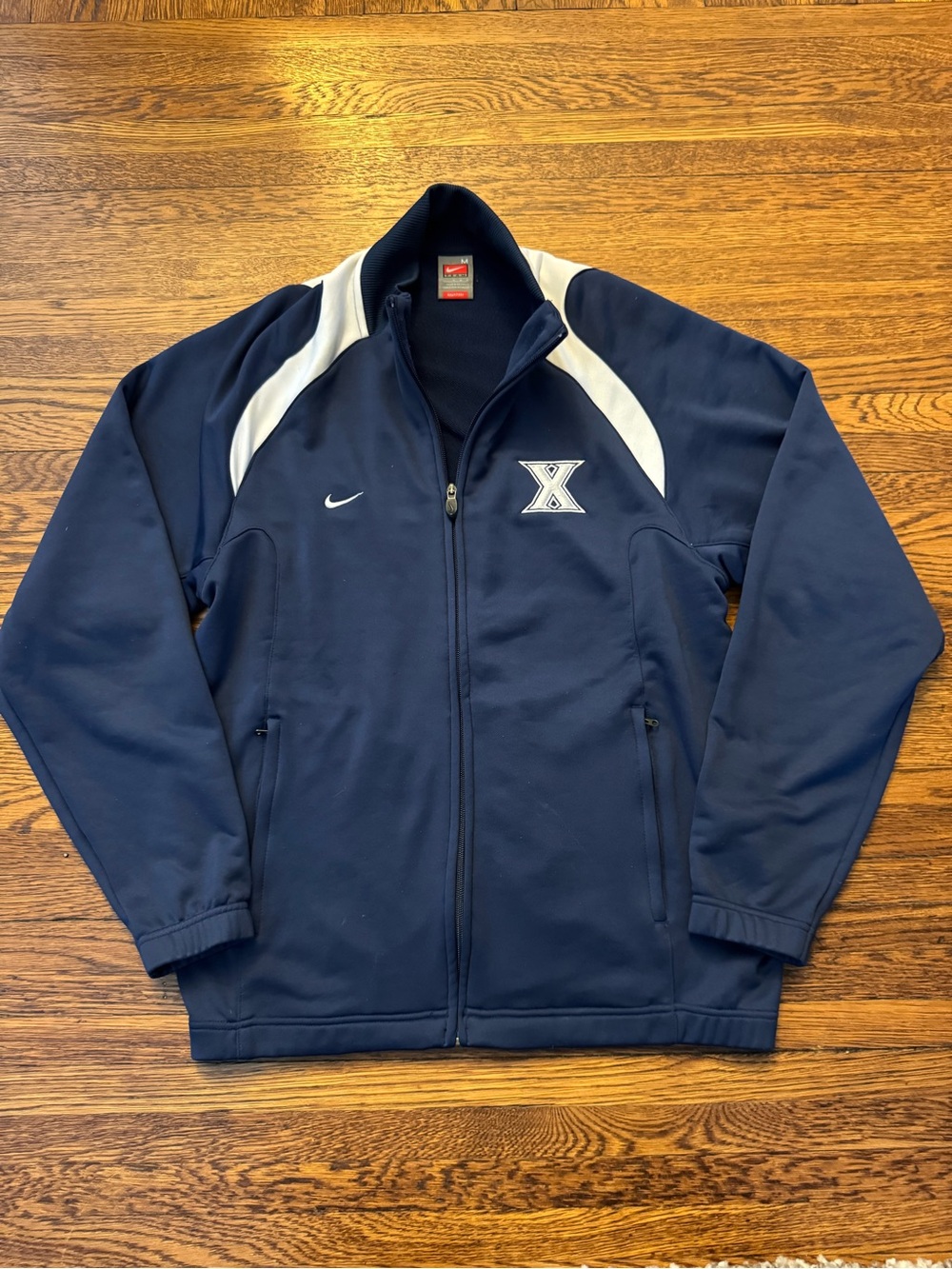 XAVIER UNIVERSITY MUSKETEERS Nike Navy Full-Zip Men’s Jacket
